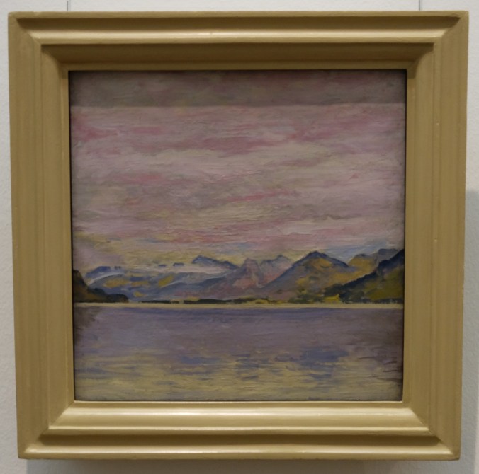 Wolfgangsee with deep horizon by Koloman Moser