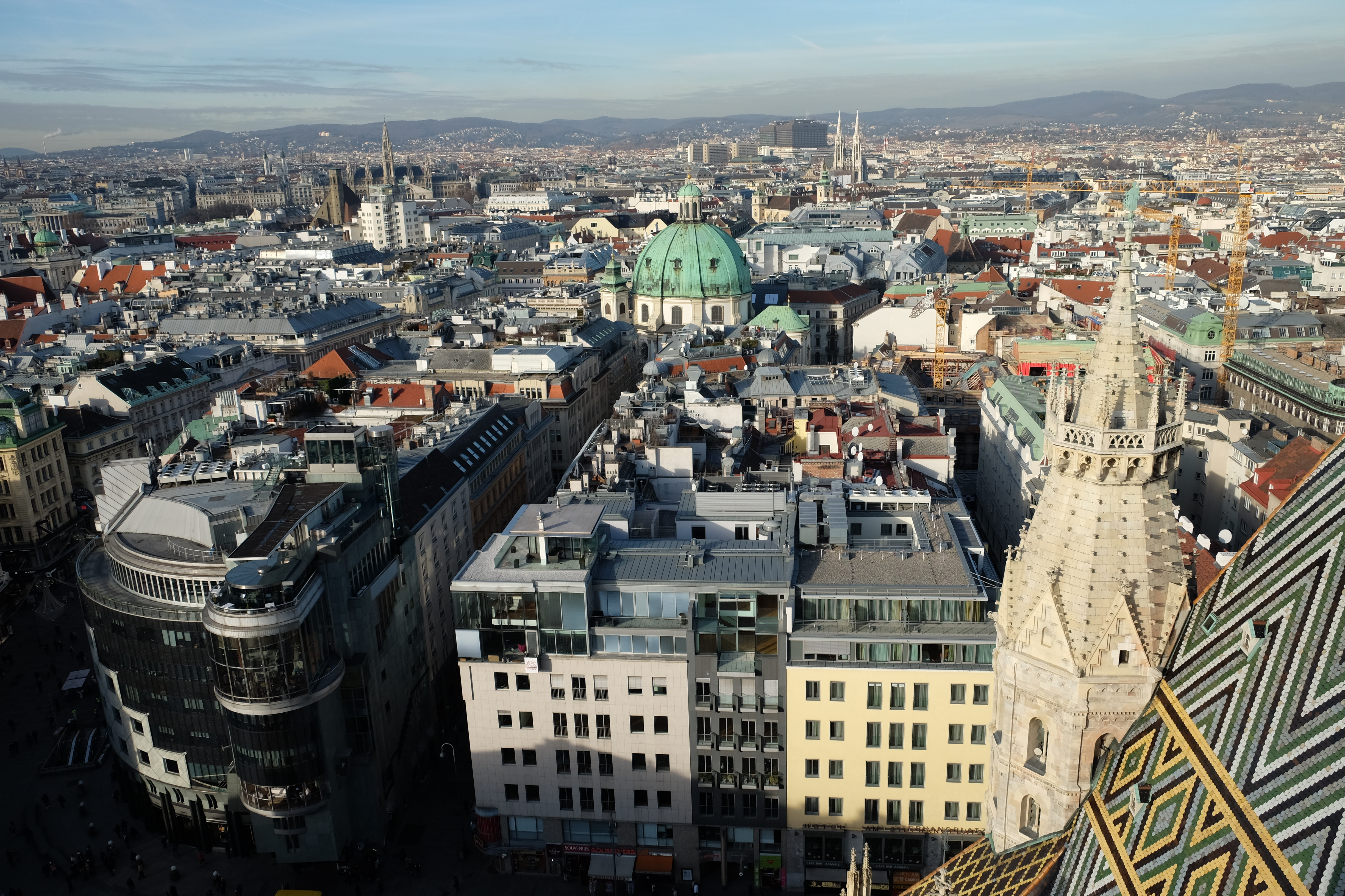 From atop St Stephens Cathedral