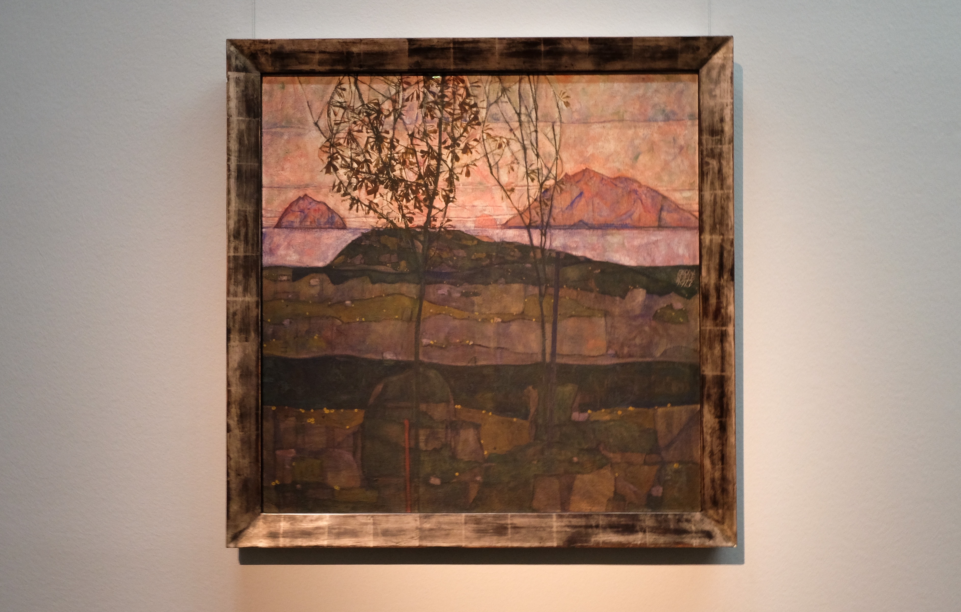 'The Setting Sun' by Egon Schiele