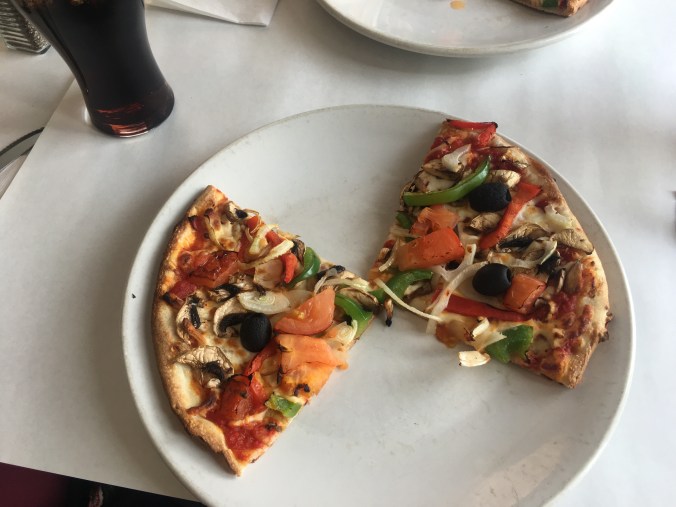 Pizza lunch at Bevo Bar and Pizzeria